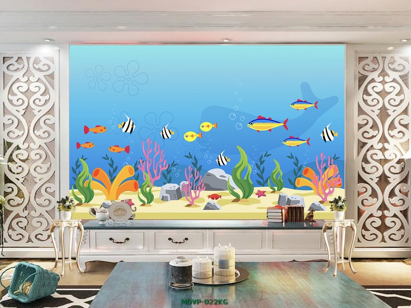 Tranh động vật đại dương  cho bé MDVP-022KG